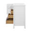 Ensemble de meuble-lavabo 30 po avec lavabo, structure en bois massif, 3 tiroirs à fermeture en douceur, porte à fermeture en douceur, plateau amovible