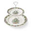 Christmas Wreath 2-Tier Cake Stand
