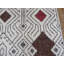 Tapis de zone en laine 5 pi x 8 pi 1 po à main one-of-kind noué la Castiel