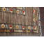 Tapis gris en laine noué à la main de conception unique 8 pi 3 po x 9 pi 10 po Maheera