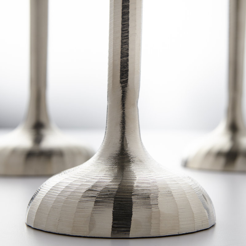 Reveri Aluminum Tabletop Candlestick, 24" H x 5" W x 5" D
