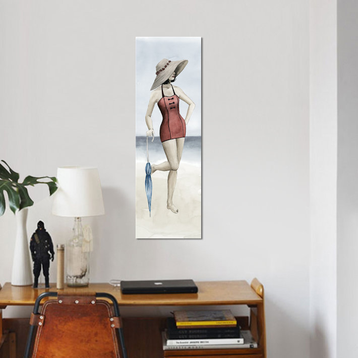 «Beach Beauty I», impression sur toile, H 36 po x l 12 po x P 1,5 po, Toile tendue