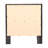 Elegantly Designed Bedside Table In Chic Black