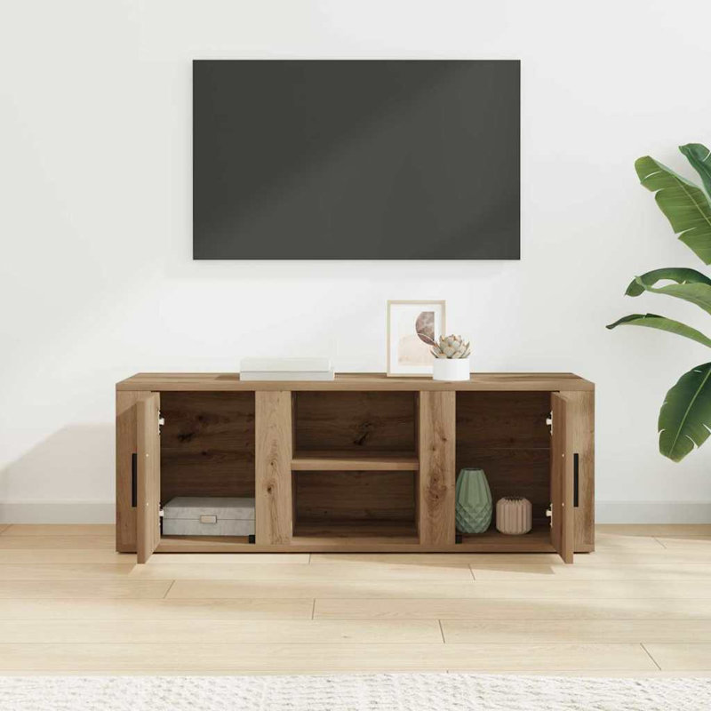 Unfinished TV Stand for TVs up to 43", Artisan Oak