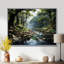 «Gentle River Through Country Charm Forest», art mural forêt fluviale-1395651181-1356814362