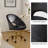 Doreen Velvet Modern Task Chair with Ergonomic Design-975890466