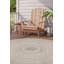 Bursten Round Vinyl Area Rug-807120108