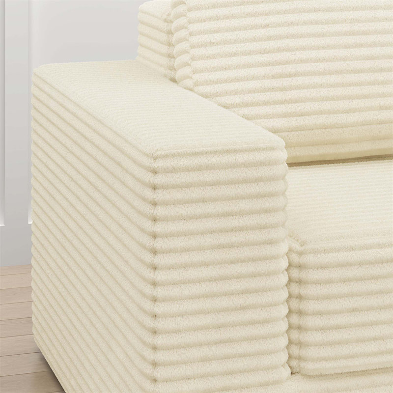 Versatile Modular Sectional Sofa with Transformable Design for Ultimate Comfort, Beige Foam, Left Hand Facing