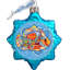 9'' Handmade Glass Holiday Shaped Ornament