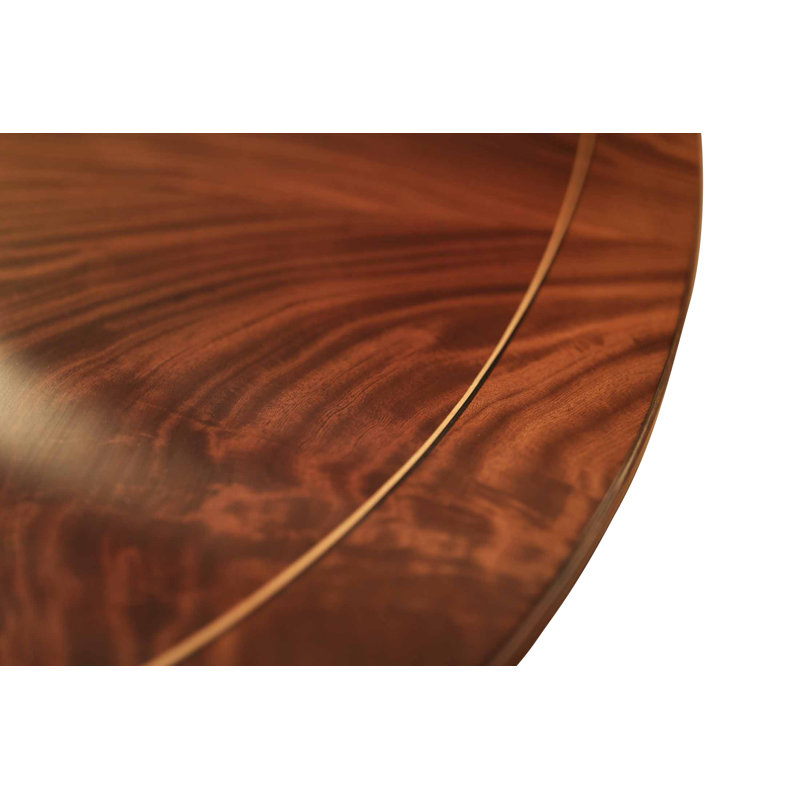 Custom Fit Classics Oval Mahogany Wood Dining Table