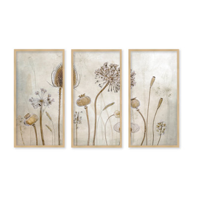 Growing Old - 3 pièces, reproduction sur toile