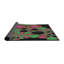 Tapis vert/rose/noir à motifs-561046046