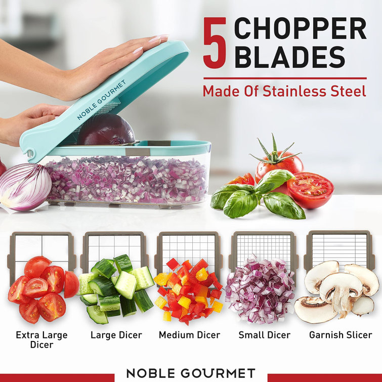 Fitnate 13 Piece Vegetable Slicer Food Container Chopper Dicer Set