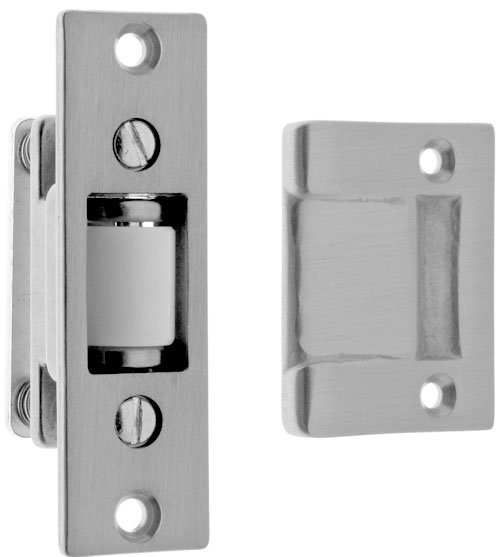 Solid Brass Heavy Duty Silent Roller Latch with Square Strike idh by St. Simons 