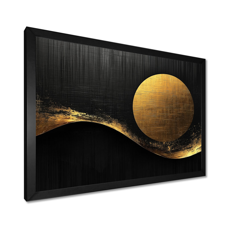 Simplicité moderne des formes géométriques - Art mural abstrait géométrique, Reproduction encadrée d'une seule photo