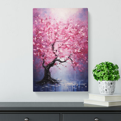 Cherry Blossom Tree Action Painting No.2 - Print