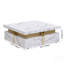 Table basse moderne avec rangement à 4 tiroirs, blanc-1432649577
