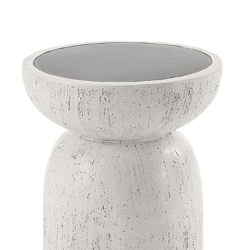 ACME Dylana Accent Table, Natural Gray Finish