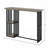 Oak & S&Y Black 2-Shelf Counter Height Table