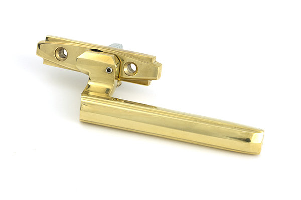 Art Deco Espag - LH, Polished Brass