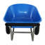 Chariot à deux roues pour jardin Blue Wheel 15 pouces