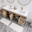Ensemble de meuble-lavabo double mural 72 po Spring-1392428416