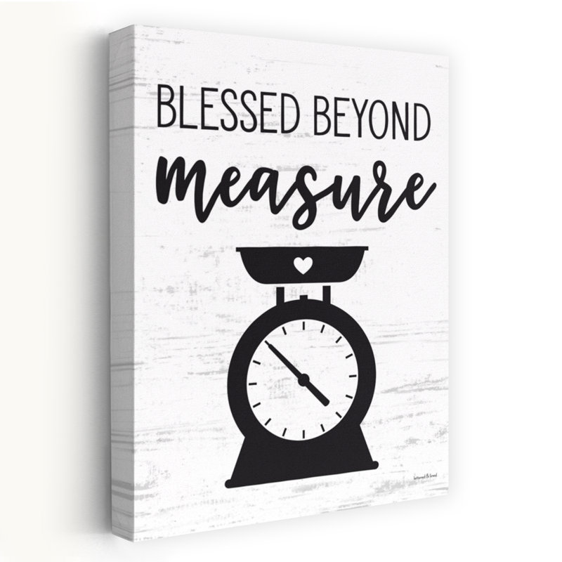 «Blessed Beyond Mesure - Modern Farmhouse, H 16 po x l 24 po