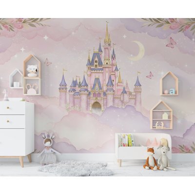 Papier peint princesse et adhésif pour chambre de princesse