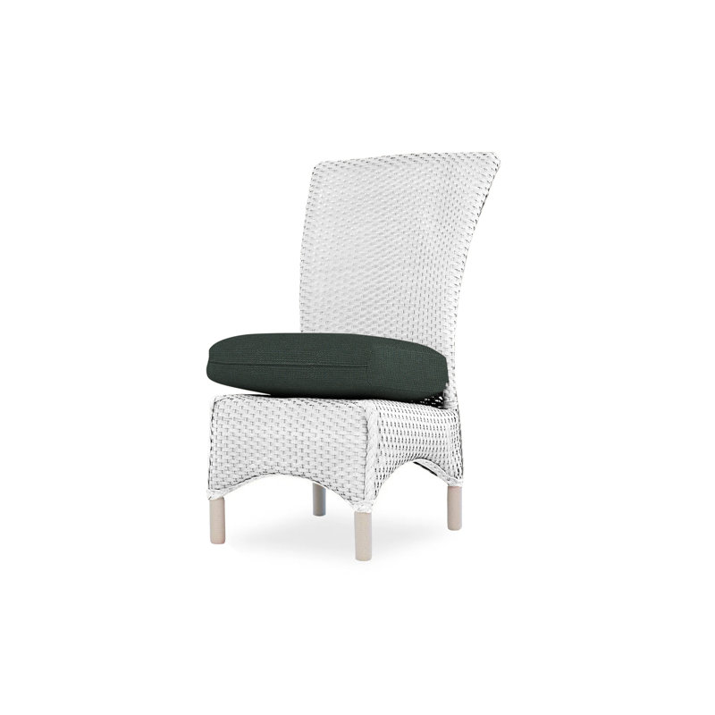 Mandalay Outdoor Dining Armchair, White, Demo Oatmeal