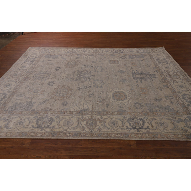 Vegetable Dye Oushak Turkish Area Rug