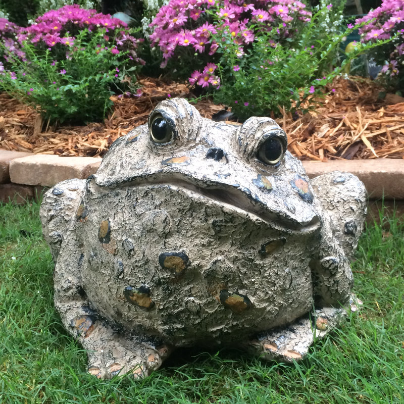 Statue de jardin classique "Earl" Toad Hollow, Brun naturel