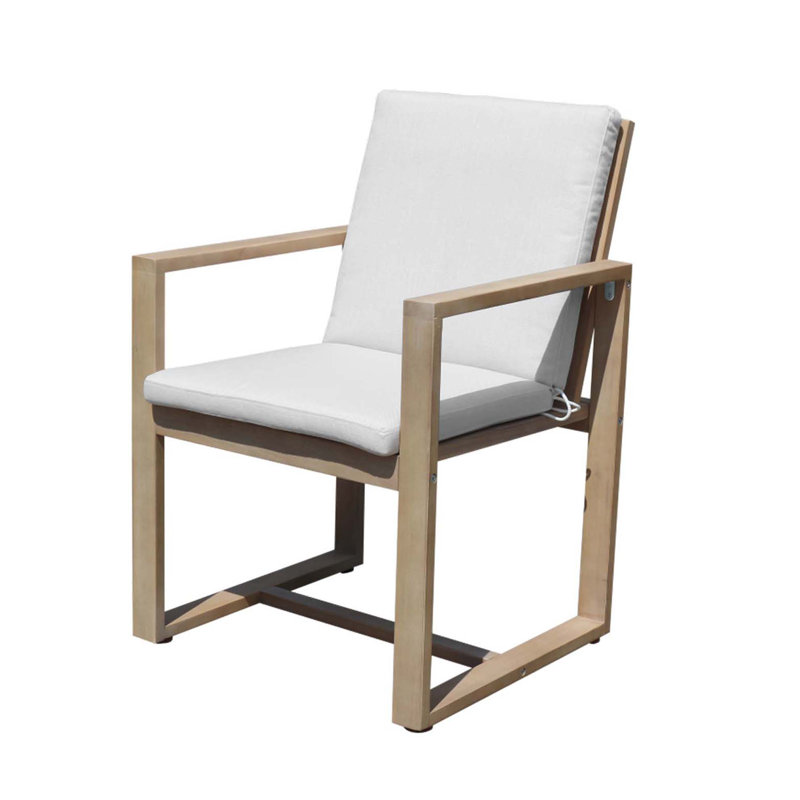 Harbor Outdoor Dining Armchair, Teak