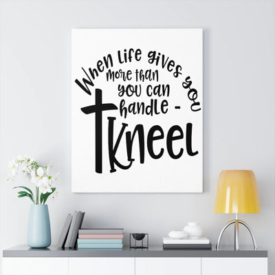 When Life Gives - Wrapped Canvas Print
