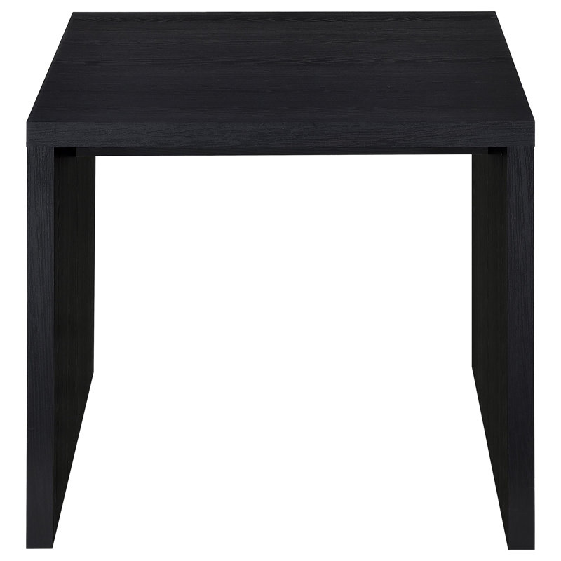 Canyon Black  Square Side End Table