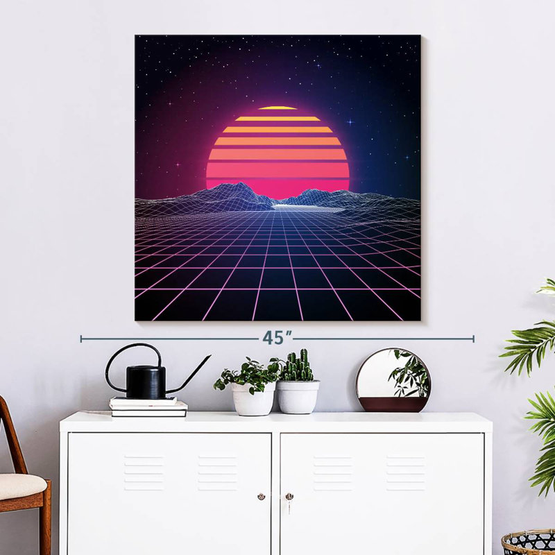 Kelan Retro 1980s Sunset