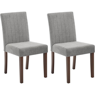 Upholstered Linen Lounge Chair