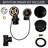 27" Cable Drive Bathtub Pop-Up Drain Trim with Ball Joint Rotary Overflow and Sch. 40 ABS Fittings-103835381