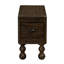 Table de bout rectangulaire en bois massif, table de bout rectangulaire étroite de 23,6 po avec tiroir, table de chevet rétro-1520481949
