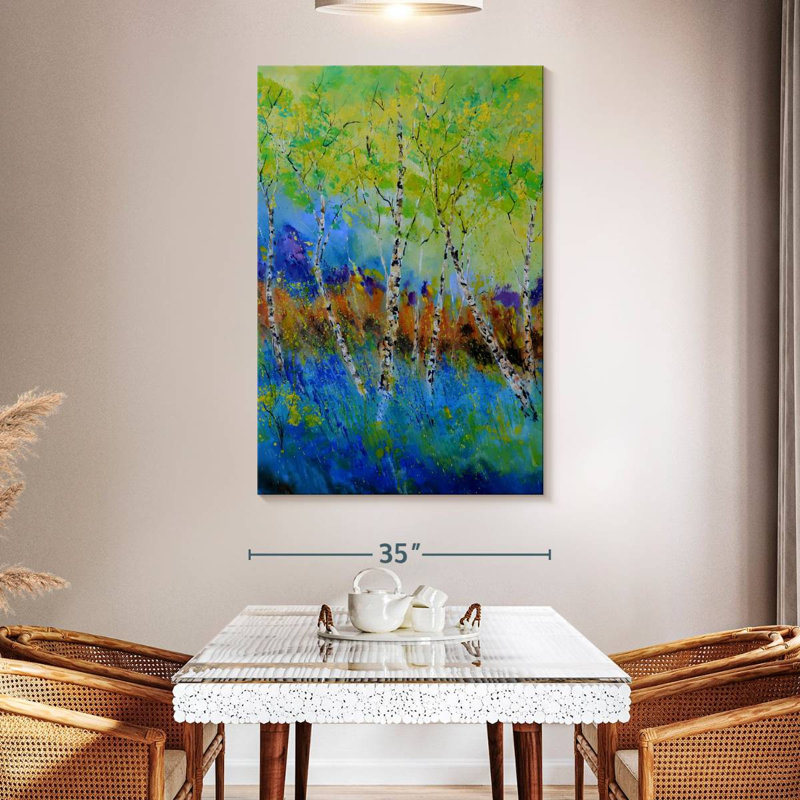Avery A Few Aspen Trees, 51" H x 34" W