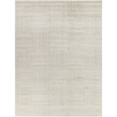 Guarini Taupe Modern Textured Area Rug