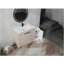 Meuble-lavabo autoportant de 48 pouces avec lavabo en céramique et armoires de rangement, porte à fermeture douce, armoire combinée, ensemble KD-1960700683-1960700684-1960700685