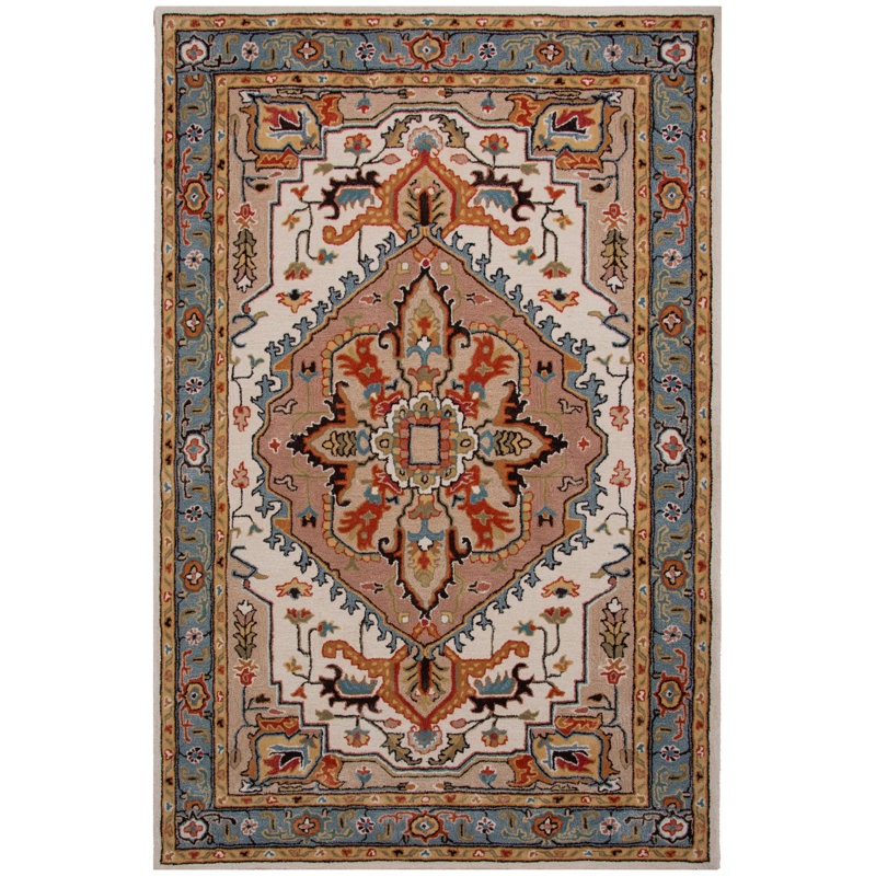 Tapis en laine / touffeté à la main Tencel, Rectangle 8 pi 9 po x 9 pi 11 po
