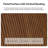 Graciana 60"H Modern Solid Wood Fluted Bed-54180553-54180559