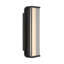 Dulton, extérieur, 14 po, noir mat, verre fumé-1129999355