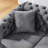 Velvet Luxury Chesterfield Sofa Set, 84 Inches Tufted 3 Seat Couch With Gold Stainless For Living Room,Fabric-1842293908