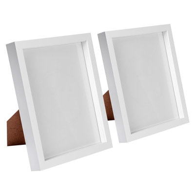 Nicola Spring - 3D Box Photo Frames - 8" x 10" - White