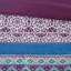 Édredon simple mauve Global, tissu en microfibre, 2 taies décoratives, coussins décoratifs, édredon facile d'entretien avec couleurs audacieuses, microfibre douce,