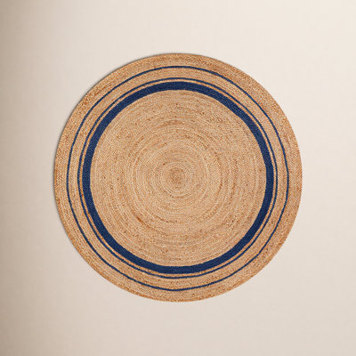 Natural Fiber Braided Round Area Rugs