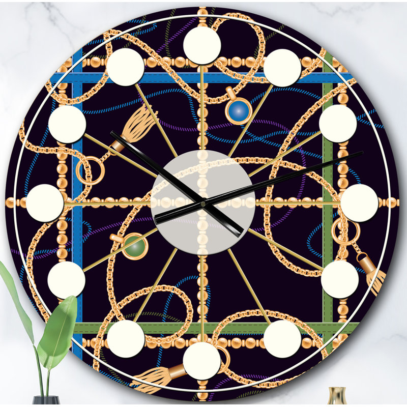 Horloge murale tendance Mid-Century, Surdimensionné