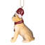 Sculpture bouledogue de Noël